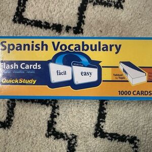 Spanish Vocabulary Flash Cards